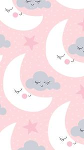 Cute Girly Cartoon Moon cute girly wallpaper