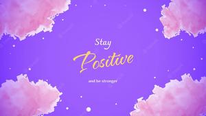 Cute Girly Stay Positive cute girly wallpaper