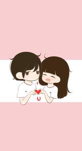 Cute Heart Cartoon Couple cute couple cartoon wallpaper