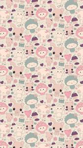 Cute Kawaii Animal Pattern kawaii wallpaper