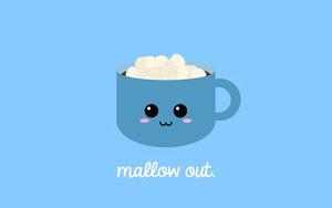 Cute Kawaii Marshmallow Cup kawaii wallpaper