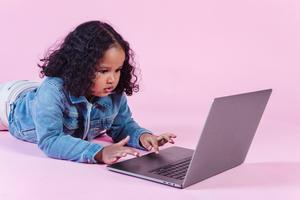Cute Laptop with a Nature-Inspired Wallpaper cute laptop wallpaper
