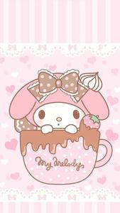 Cute My Melody In A Coffee Mug cute my melody wallpaper