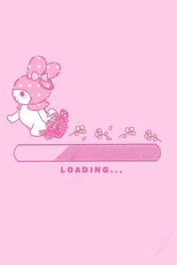 Cute My Melody Loading Art cute my melody wallpaper