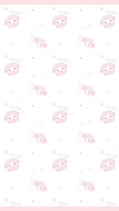 Cute My Melody Pattern Poster cute my melody wallpaper