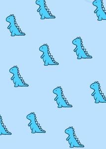 Cute Pastel Blue Aesthetic Cute Dinosaurs cute pastel blue aesthetic wallpaper