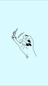Cute Pastel Blue Aesthetic Hand Art cute pastel blue aesthetic wallpaper