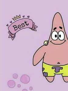 Cute Patrick Star Matching Best Friend Portrait Home Screen cute matching best friend wallpaper