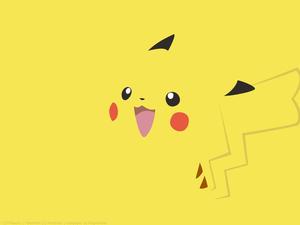 Cute Pikachu with a yellow light pikachu wallpaper