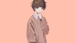 Cute Pink Aesthetic Boy aesthetic boy wallpaper