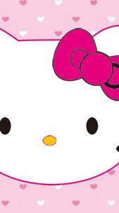 Cute Pink Hello Kitty Close-up Look cute pink hello kitty wallpaper