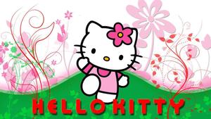 Cute Pink Hello Kitty Garden cute pink hello kitty wallpaper