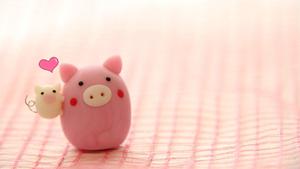Cute Pink Pigs Laptop cute laptop wallpaper