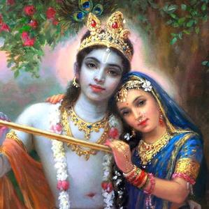 Cute Radha Krishna Colored Drawing cute radha krishna wallpaper