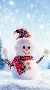 Cute Snowman Winter iPhone winter iphone wallpaper