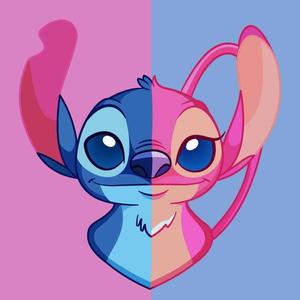 Cute Stitch And Angel Art cute stitch wallpaper