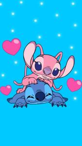 Cute Stitch With Angel cute stitch wallpaper