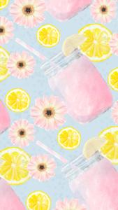 Cute Summer Pink Lemonade cute summer wallpaper