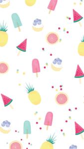 Cute Summer Popsicle Pattern cute summer wallpaper