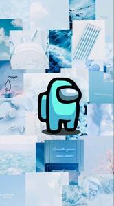 Cyan From Among Us Picture Wallpaper