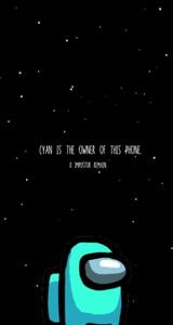 Cyan Of Among Us Picture Wallpaper