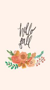 Dainty Hello Fall IPhone fall iphone wallpaper