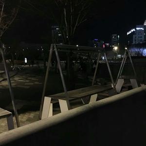 Dark Aesthetic Night Park Picture dark aesthetic wallpaper