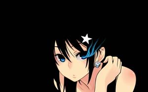 Dark Anime Brunette Woman dark anime wallpaper