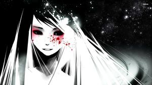 Dark anime girl holding a book dark anime girl wallpaper