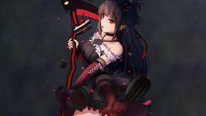 Dark Anime Red Devil Maid dark anime wallpaper