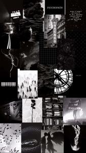 Dark Collage Black Aesthetic Background black aesthetic wallpaper