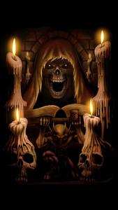 Dark Devil Evil Book And Candles dark devil wallpaper