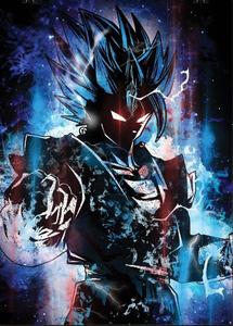 Dark Goku Ultra Instinct Art goku ultra instinct wallpaper