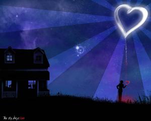 Dark Heart Moon dark wallpaper