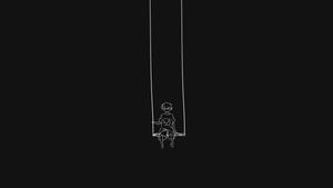 Dark Laptop Boy Riding A Swing dark laptop wallpaper
