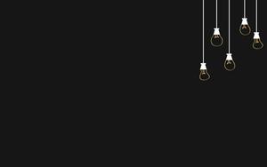 Dark Laptop Five Hanging Light Bulbs dark laptop wallpaper