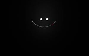 Dark Laptop Smiley With Quotes dark laptop wallpaper