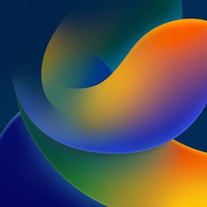 Dark Mode Spiral Vector Ios 16 ios 16 wallpaper