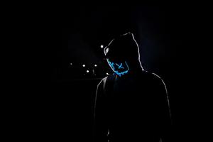 Dark Neon Mask Picture dark wallpaper