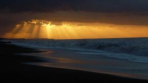 Dark Sunset Beach Sky sky wallpaper