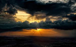 Dark Sunset Sky sky wallpaper