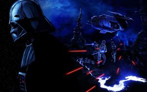 Darkness Burns Bright darth vader wallpaper