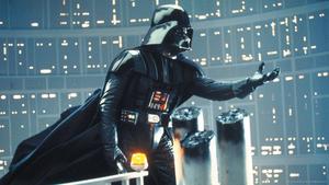 Darth Vader Contemplating in His Spaceship darth vader wallpaper