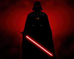 darth vader in a red light darth vader wallpaper