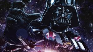 Darth Vader in the galaxy, showing his force of power darth vader wallpaper