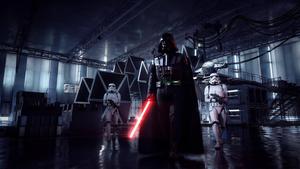 Darth Vader Lead Stormtroopers In Battle darth vader wallpaper