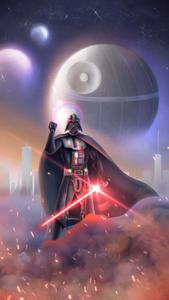 Darth Vader, the iconic villain of the Star Wars saga darth vader wallpaper