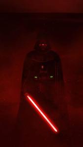 Darth Vader unleashing his red lightsaber darth vader wallpaper