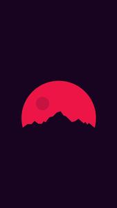 Dawn of a New Age: The Red Moon of Android android wallpaper