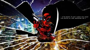 Deadpool Cracked Screen cracked screen wallpaper